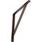 Ekena Millwork Traditional Steel Bracket, Antiqued Copper 2"W x 24"D x 24"H BKTM02X24X24TRACO - alternate 1